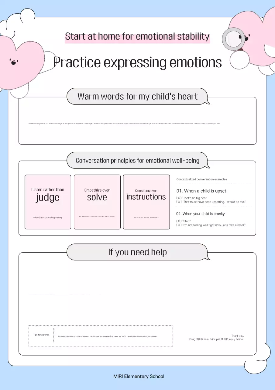 Hướng dẫn tài liệu giáo dục Sky Blue Clean