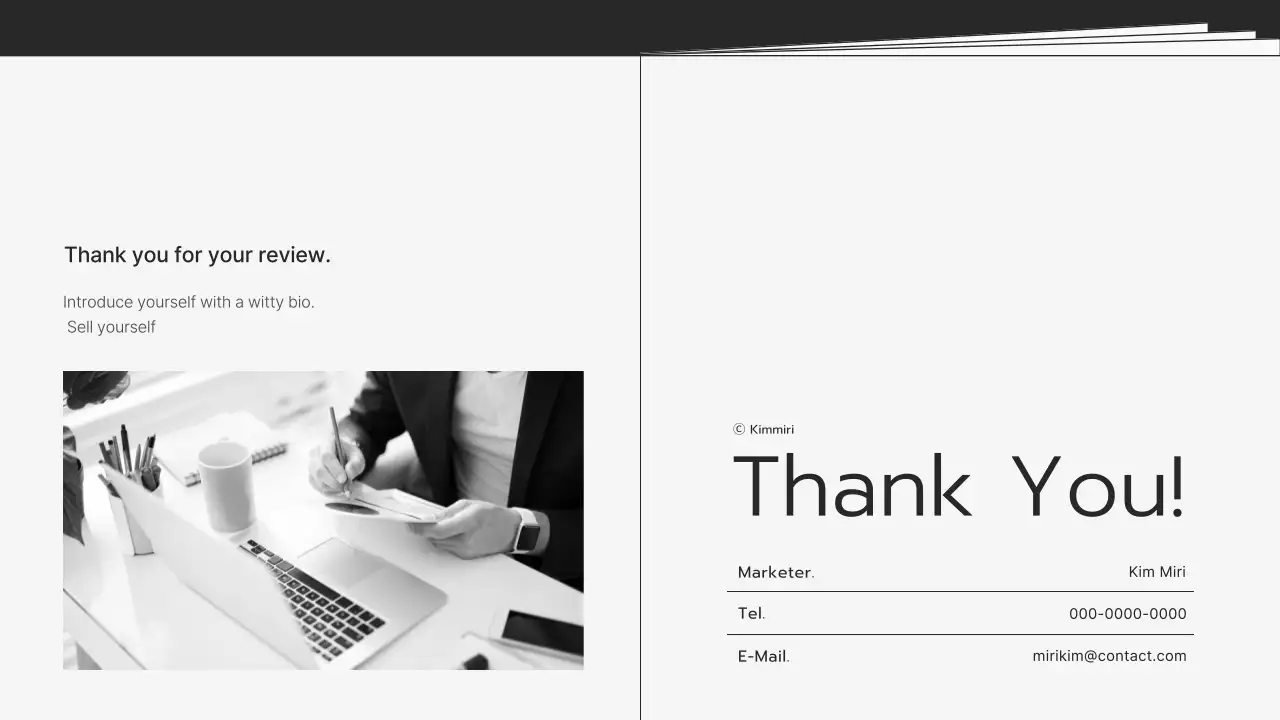 Papelaria moderna cinza