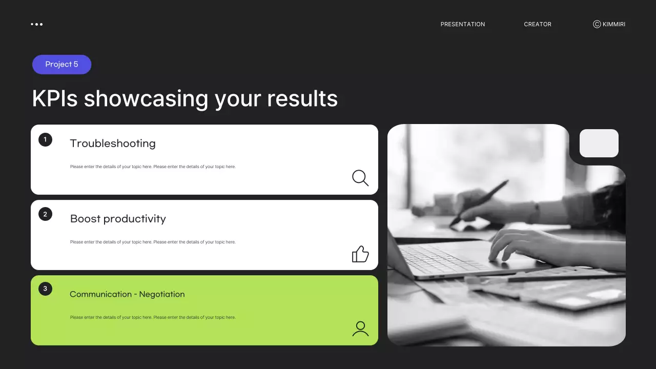 Papelaria Portfólio Moderna Verde