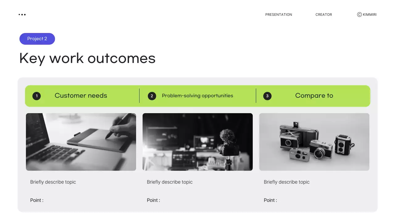 Papelaria Portfólio Moderna Verde