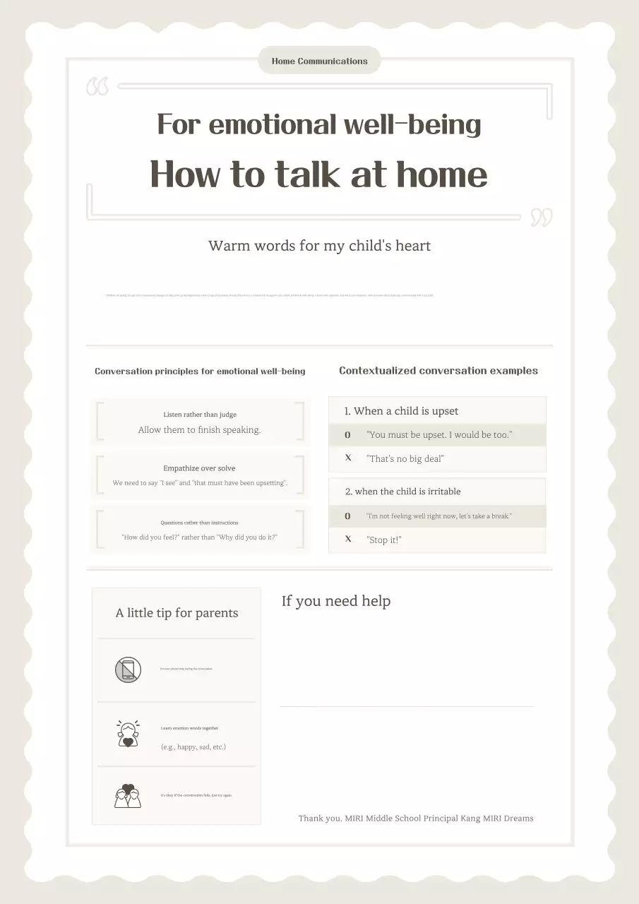 Hướng dẫn tài liệu giáo dục đơn giản màu be