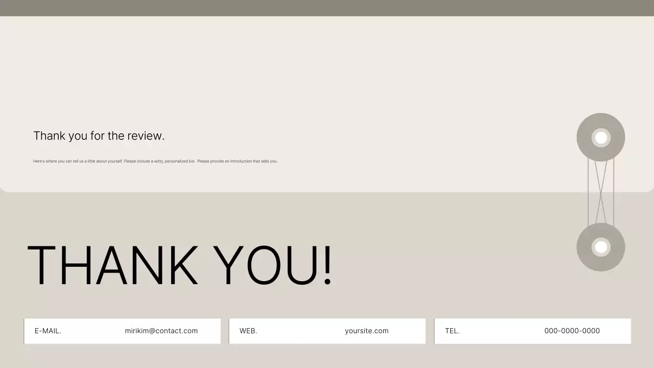 Introducing Beige Clean Portfolio