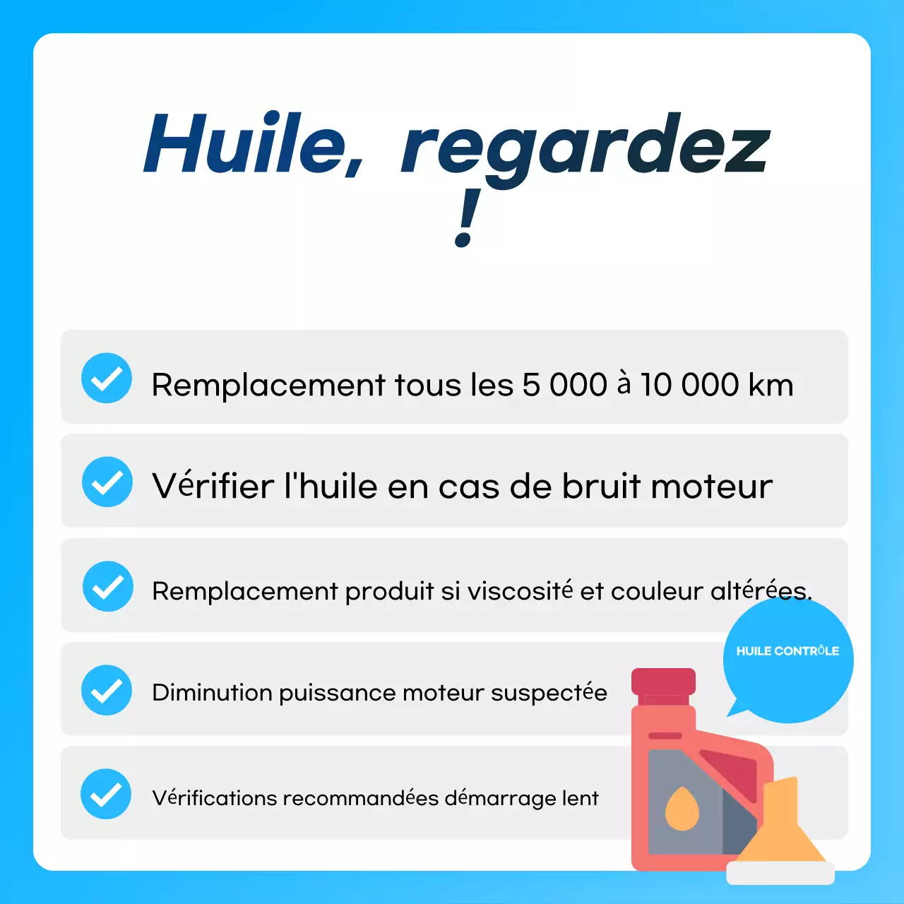 Publicité pour un entretien automobile moderne bleu ciel