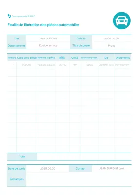 Document de gestion de Sky Blue Clean