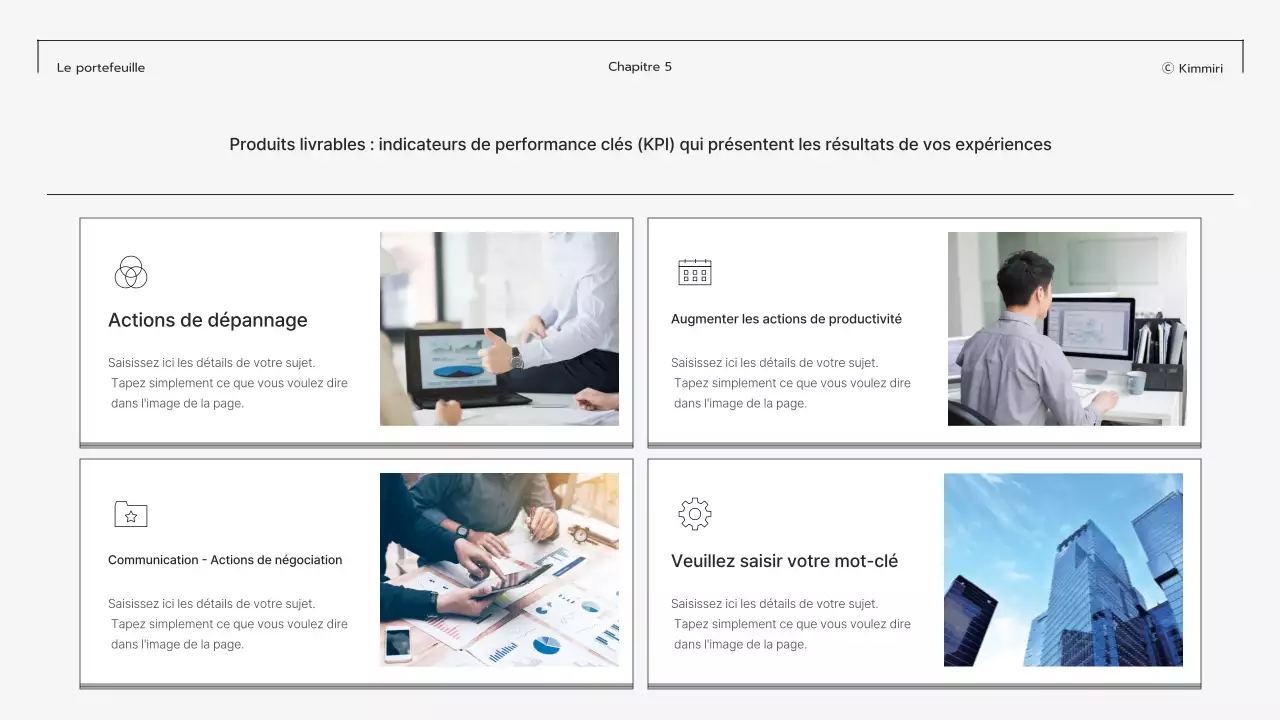 Papeterie moderne grise
