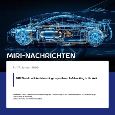 Blue Cyber Elektroauto-Neuigkeiten