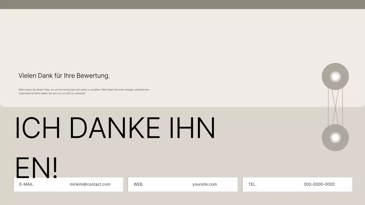 Einführung des Beige Clean Portfolios