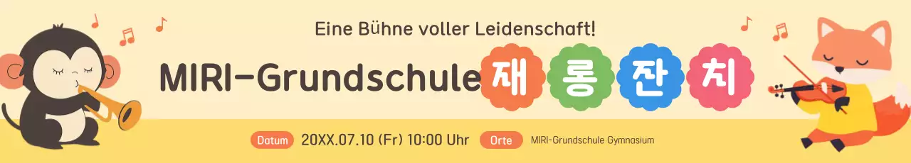 Yellow Baby Grundschulfest