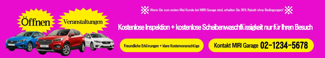 Pink Accent Auto-Aktion