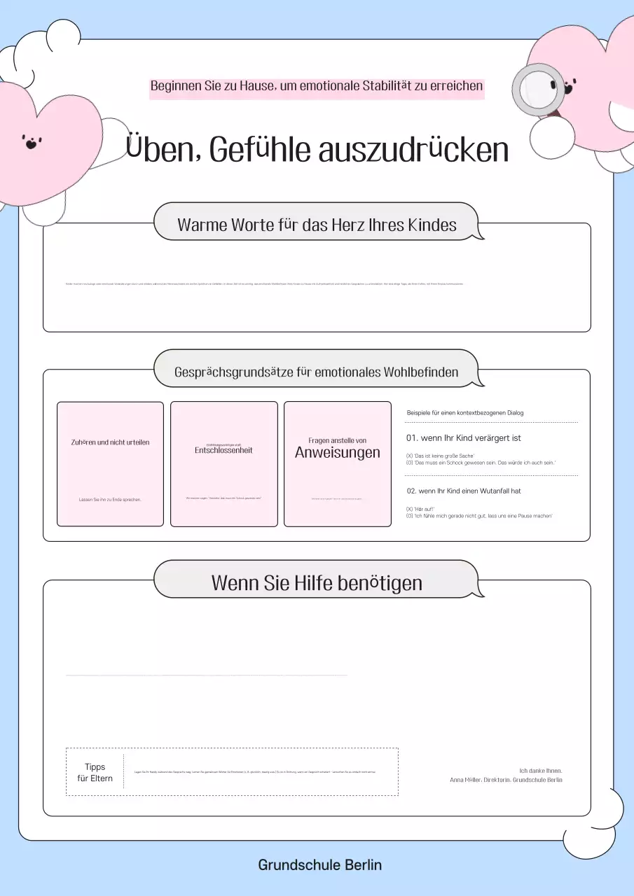 Leitfaden für Sky Blue Clean-Lehrmaterialien