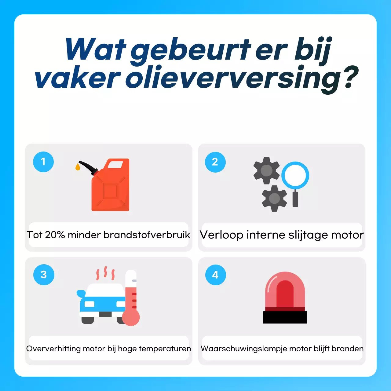 Advertentie voor moderne autoverzorging in hemelsblauw