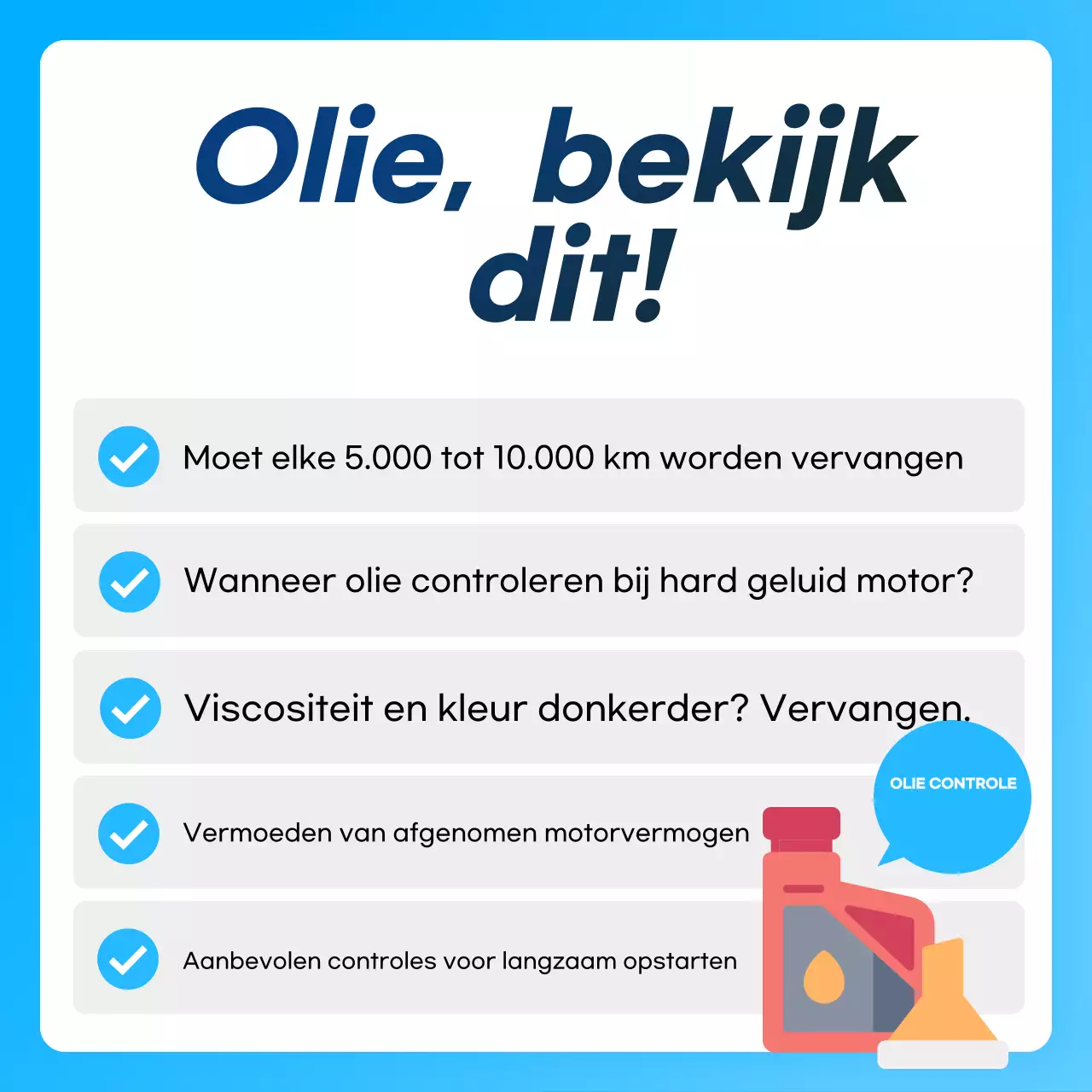 Advertentie voor moderne autoverzorging in hemelsblauw