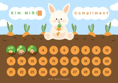 Hemelsblauwe schattige complimentsticker voor een baby