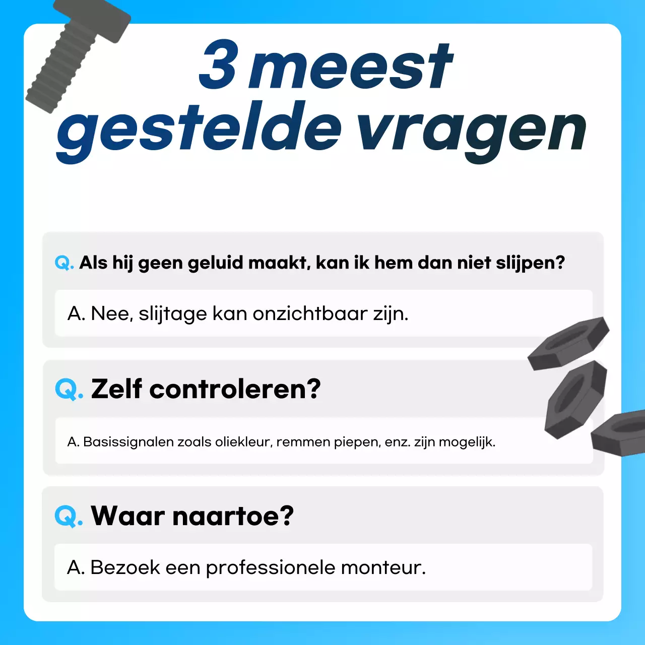 Advertentie voor moderne autoverzorging in hemelsblauw