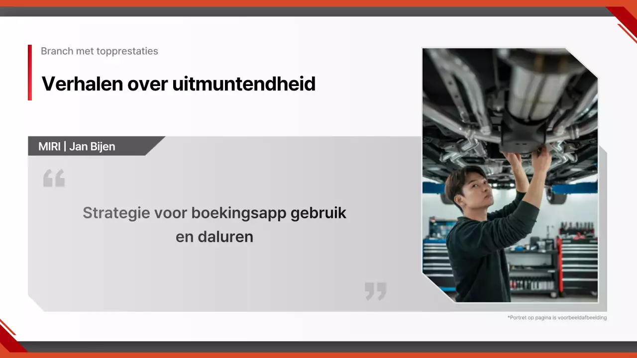 Rode moderne auto rapport