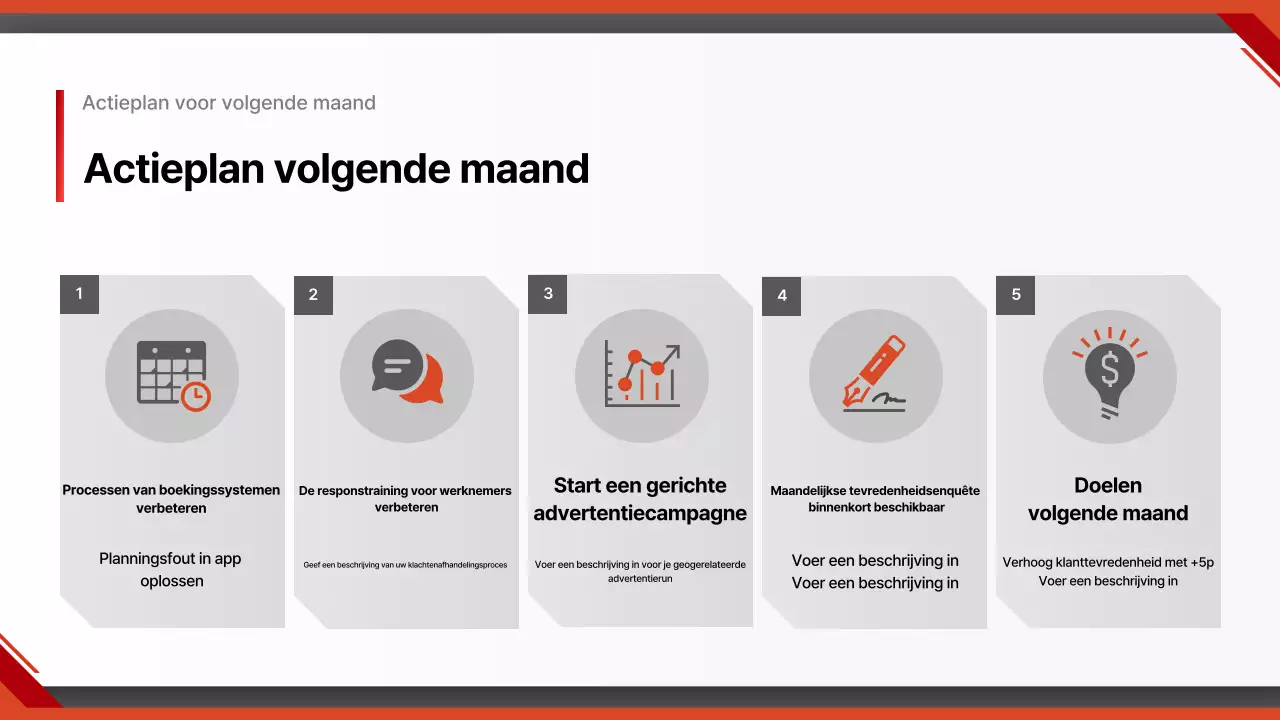 Rode moderne auto rapport