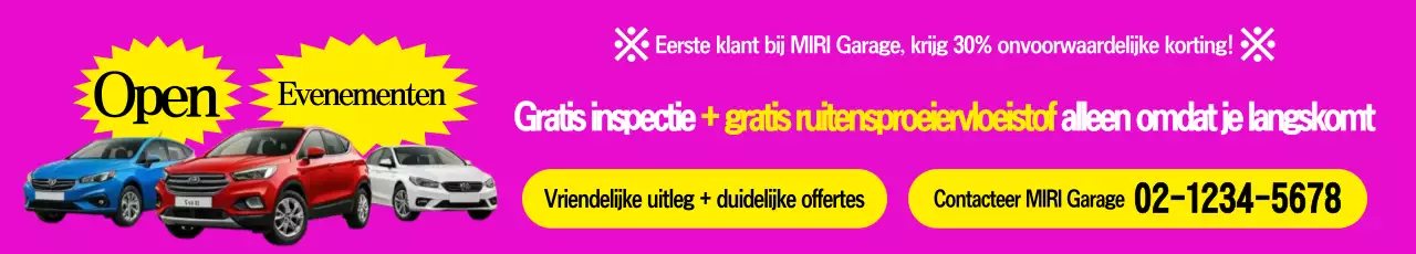 Roze Accent Auto Promotie