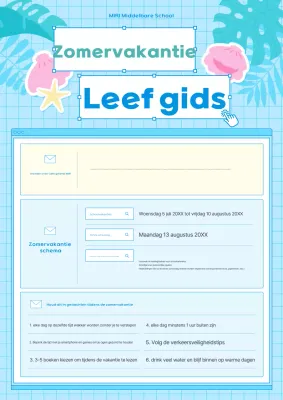 Hemelsblauwe gids voor een schoon vakantieleven