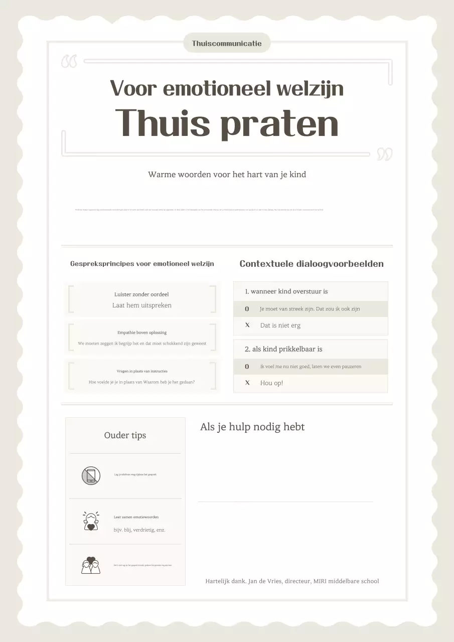 Beige Eenvoudige Educatieve Materialen Gids