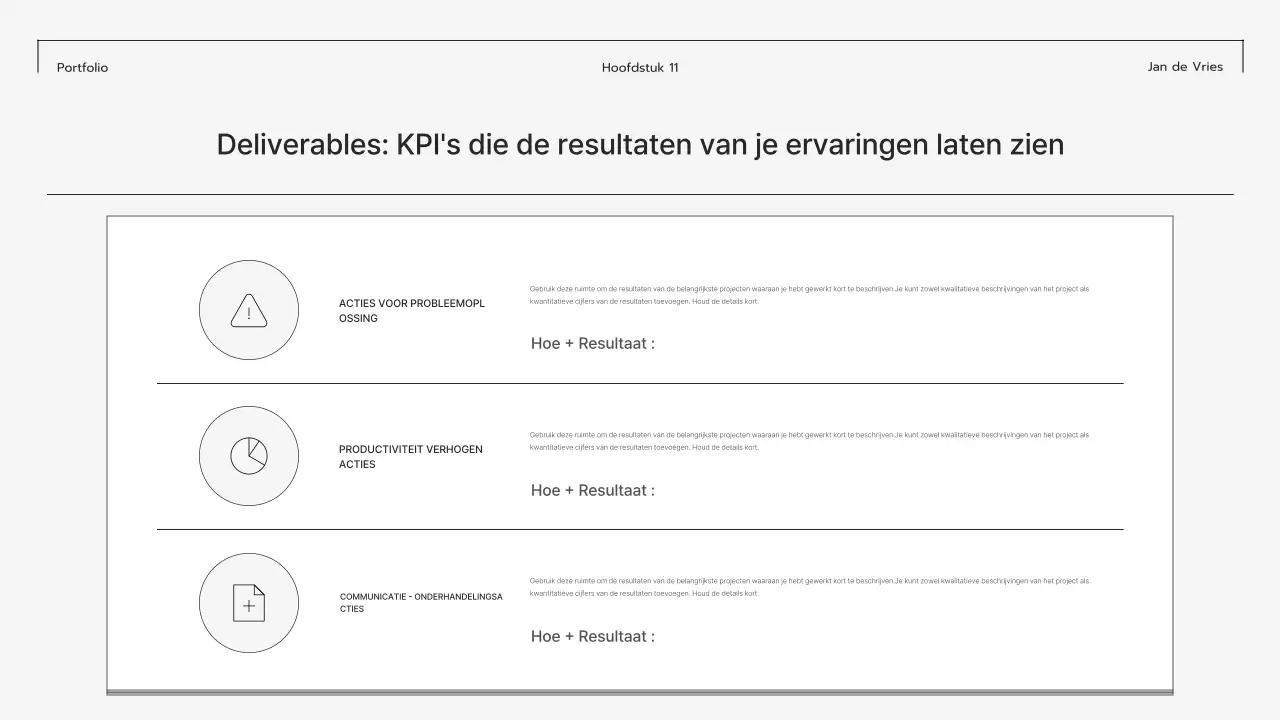 Grijze moderne portfolio-stationery