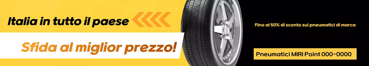 Pubblicità di sconto per pneumatici puliti Orange