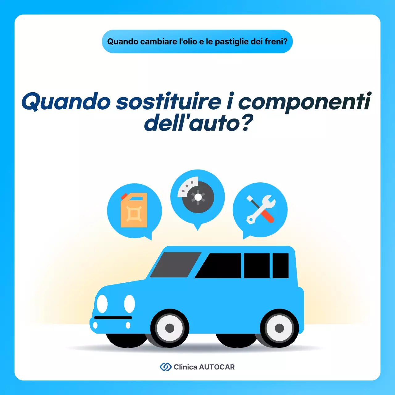 Pubblicità di Sky Blue Modern Car Care