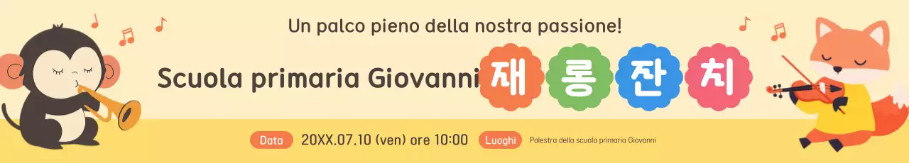 Festa della scuola elementare Yellow Baby