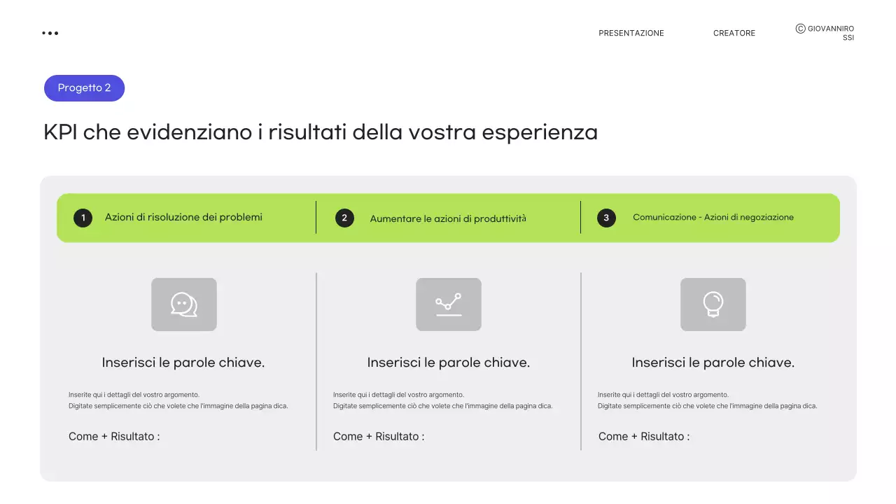 Cancelleria moderna e verde per portfolio