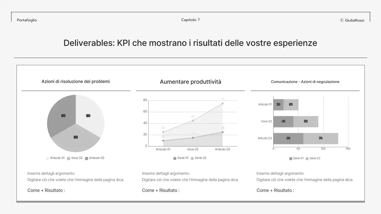 Cancelleria moderna grigia per portfolio