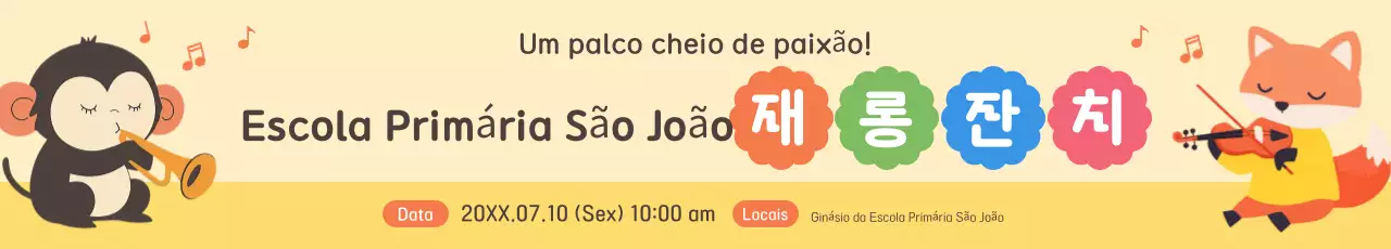 Festival da Escola Elementar Yellow Baby