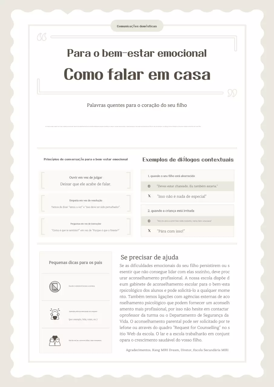 Guia de Materiais Educacionais Simples Bege