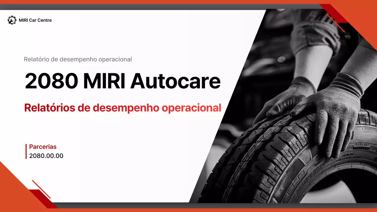 Relatório do Carro Vermelho Moderno