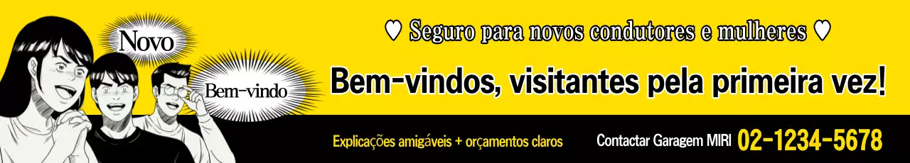 Propaganda de direção retrô amarela