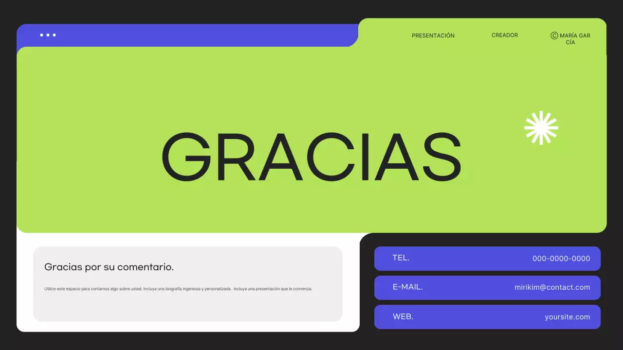 Papelería de portafolios moderna verde