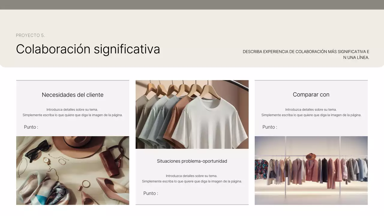 Presentamos Beige Clean Portfolio