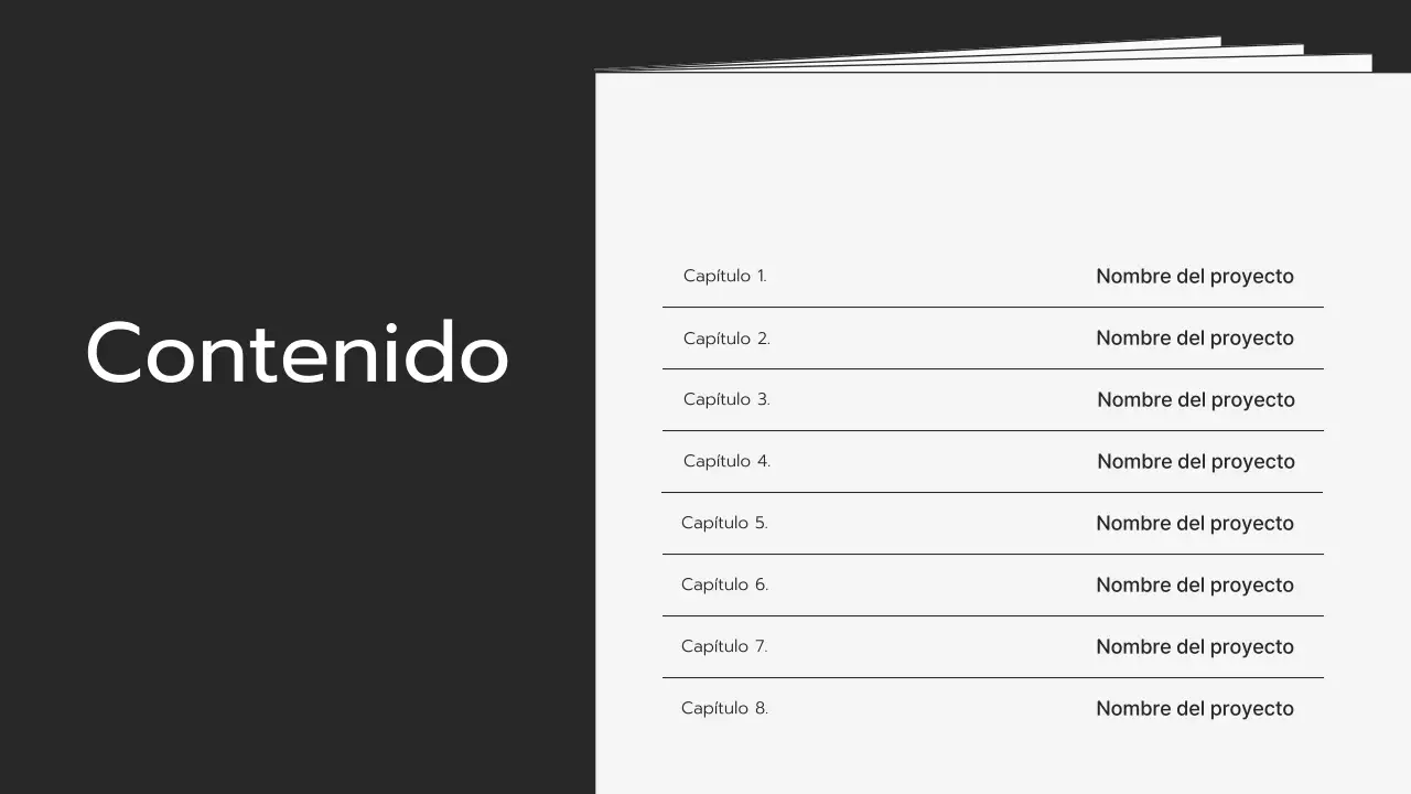 Papelería de portafolios moderna gris