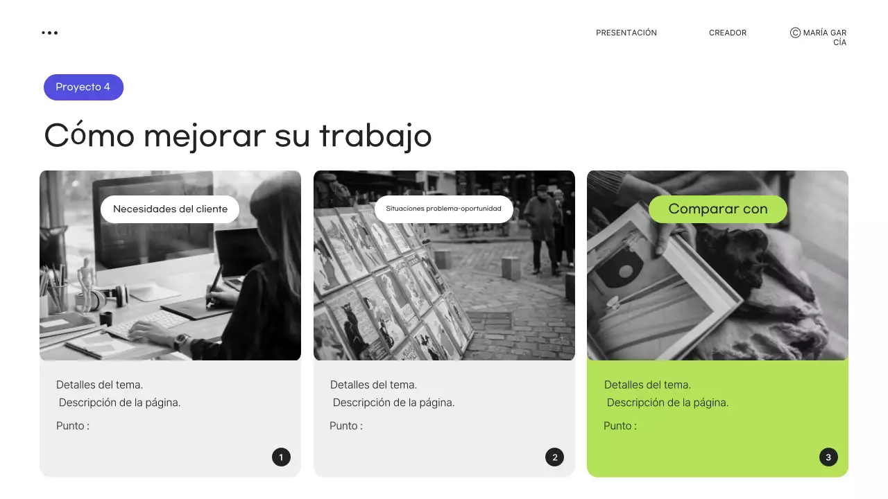 Papelería de portafolios moderna verde