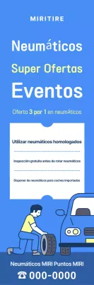 Evento de coches limpios azules