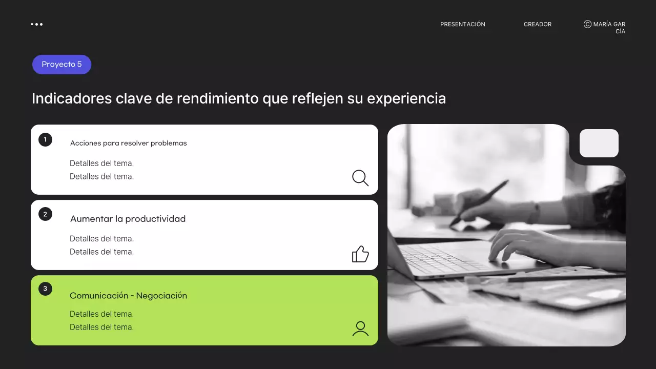 Papelería de portafolios moderna verde