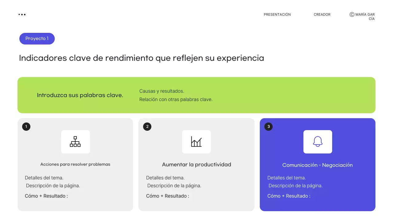 Papelería de portafolios moderna verde