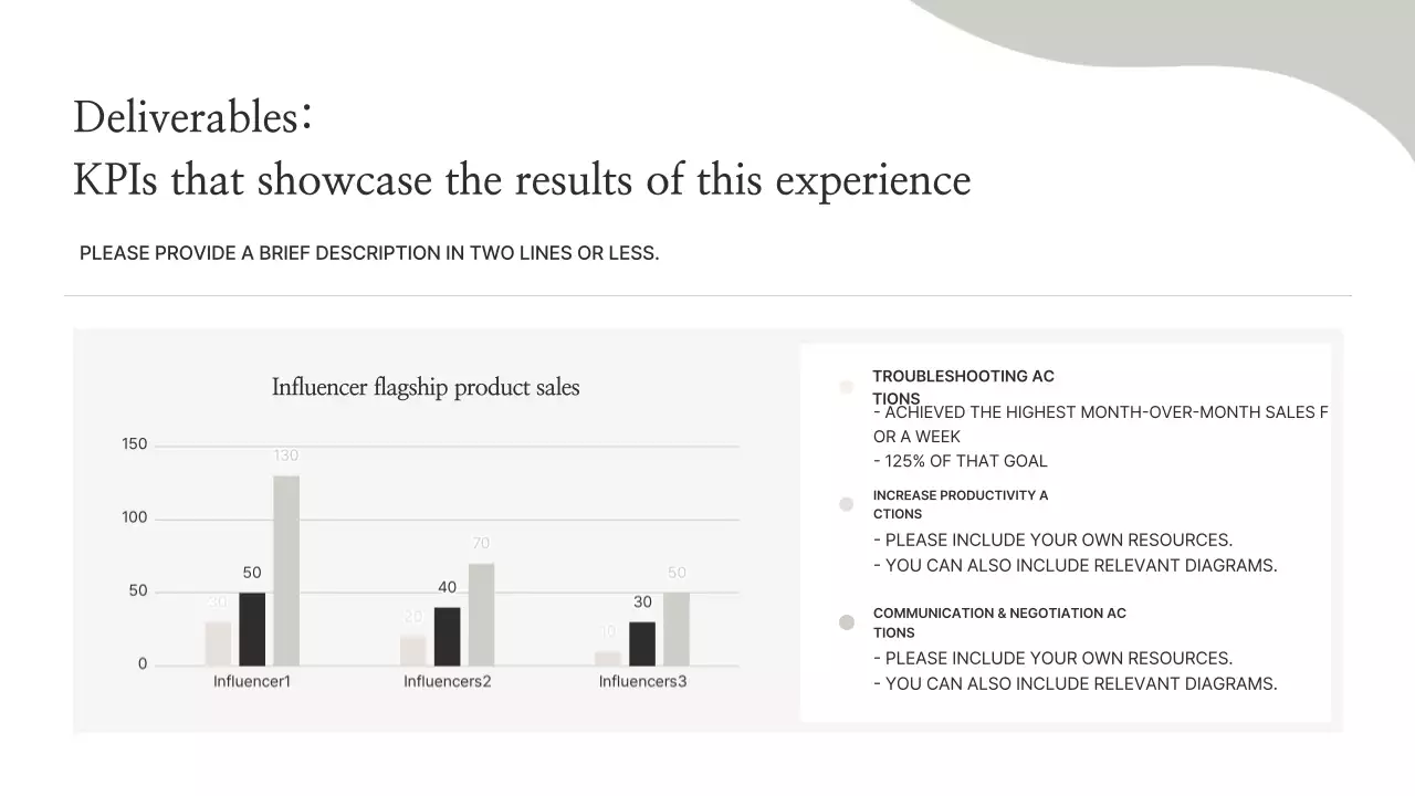 Informações sobre o portfólio minimalista bege