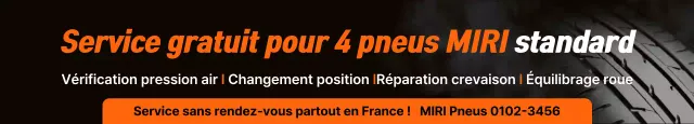 Publicité pour le service de pneus Orange Modern