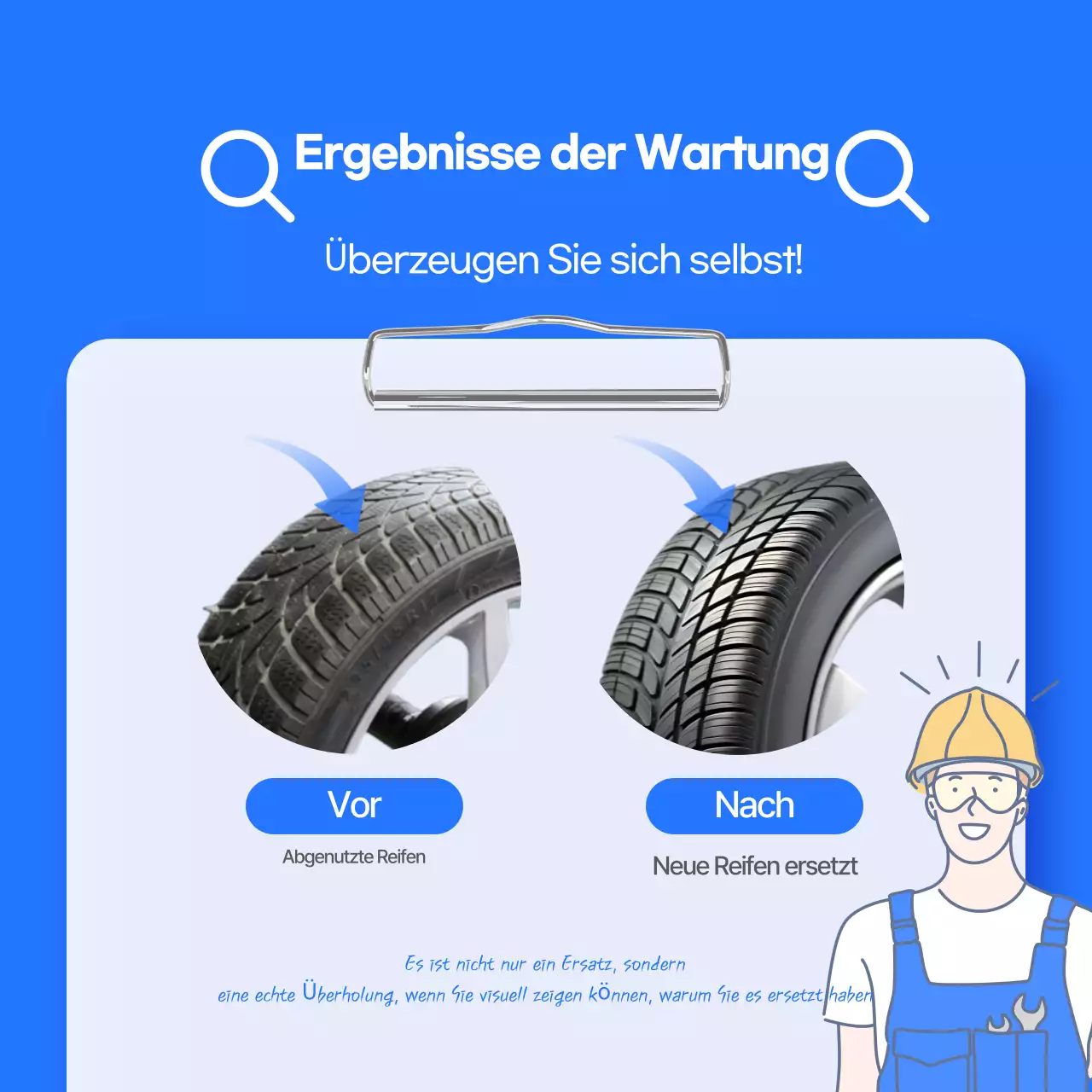 Blaue moderne Autowerbung