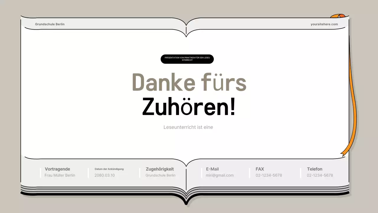 Beige Einfache Bildungspräsentation