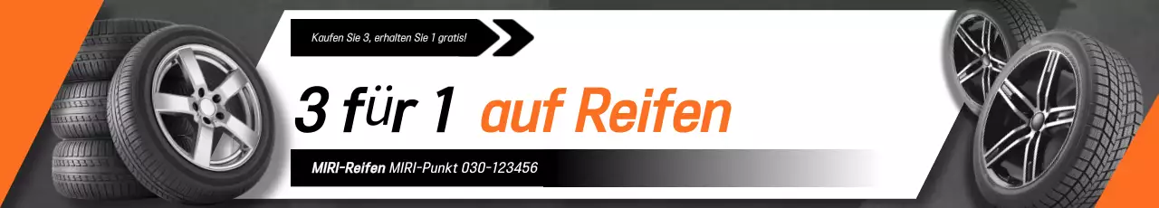 Orange Modern Autoverkauf