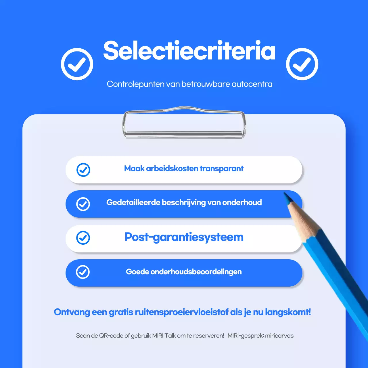 Blauwe moderne auto-advertentie