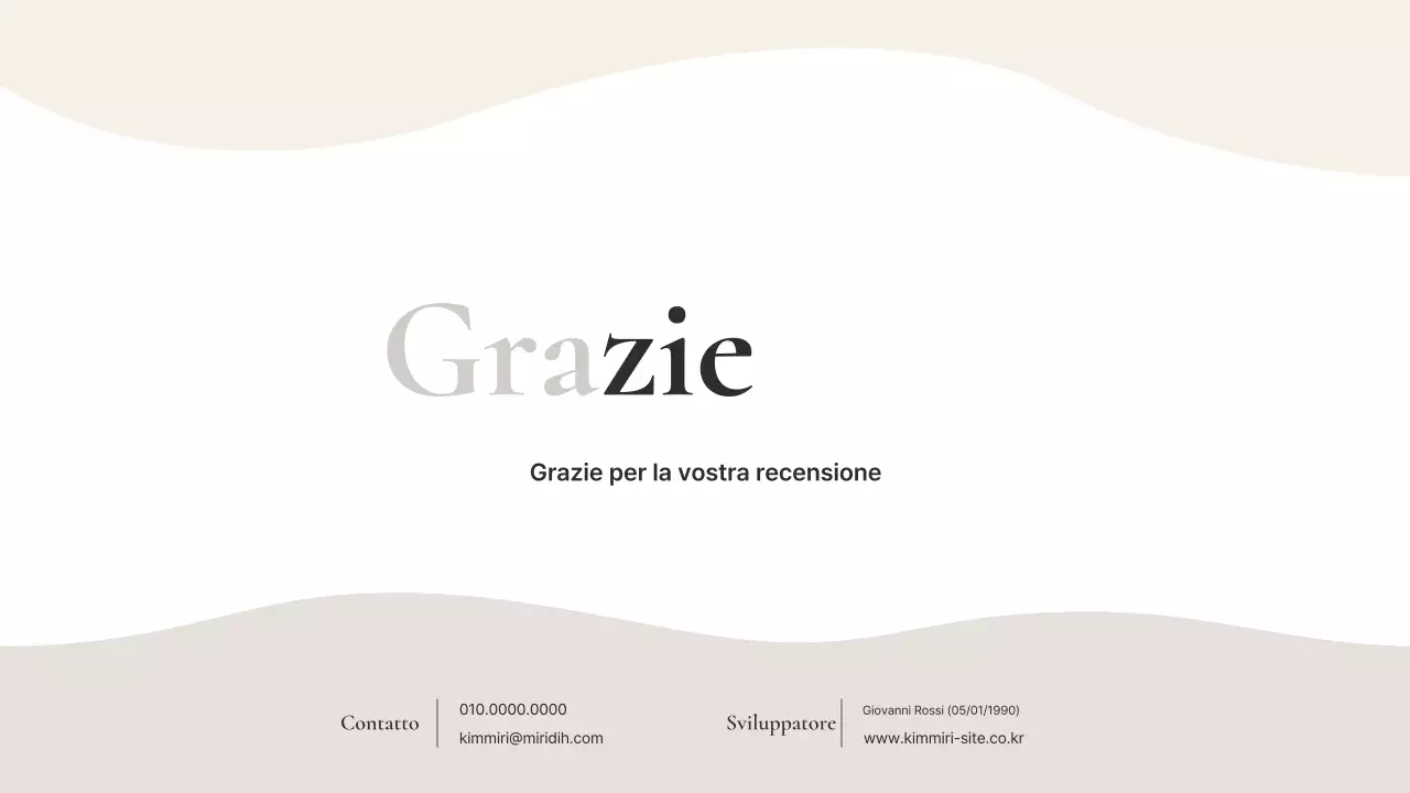 Informazioni sul portafoglio Beige Minimal