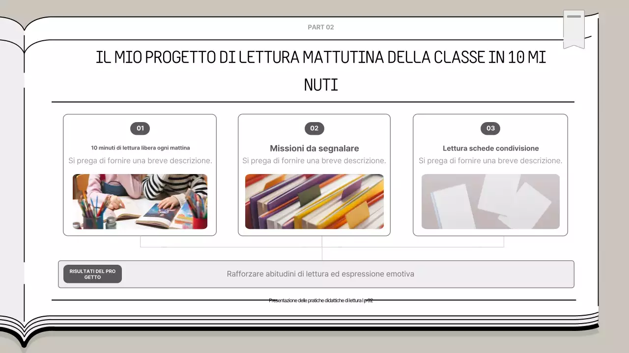 Presentazione didattica semplice beige