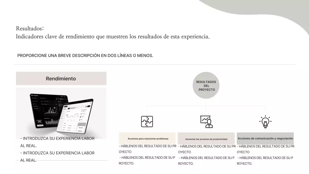 Información de la cartera minimalista beige