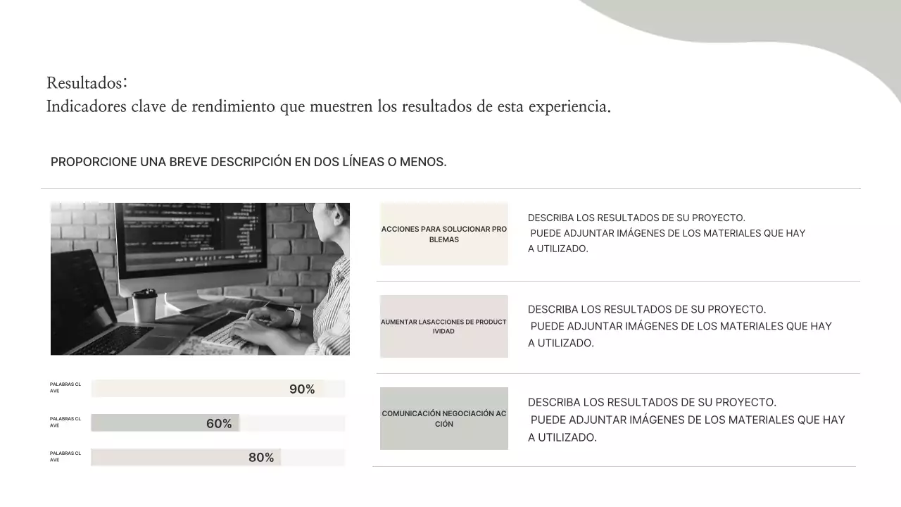 Información de la cartera minimalista beige